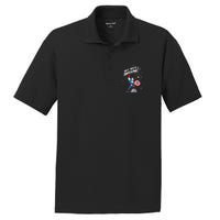 Marvel Captain America Red White & Awesome 4th of July PosiCharge RacerMesh Polo