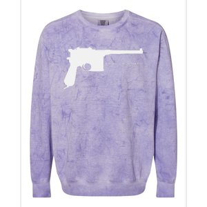 Mauser C96 Automatic Ww1 German Pistol Gun Colorblast Crewneck Sweatshirt