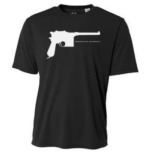 Mauser C96 Automatic Ww1 German Pistol Gun Cooling Performance Crew T-Shirt