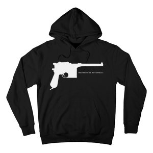 Mauser C96 Automatic Ww1 German Pistol Gun Hoodie