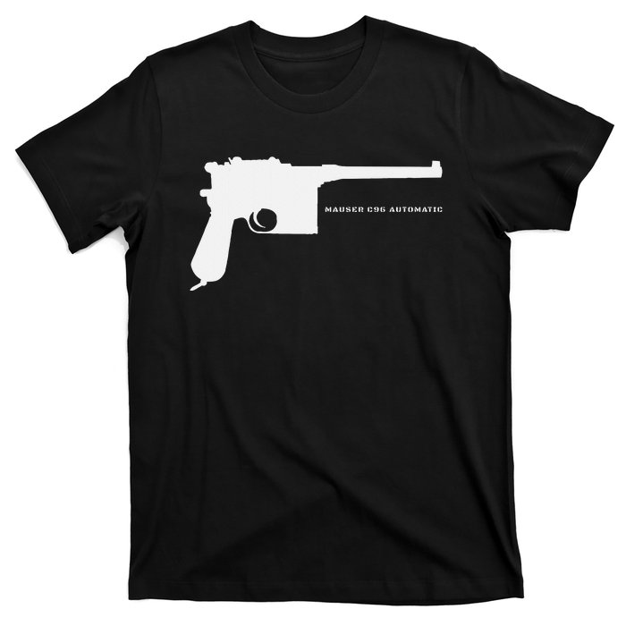 Mauser C96 Automatic Ww1 German Pistol Gun T-Shirt