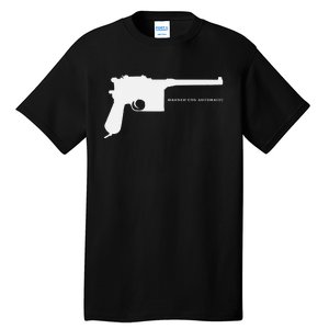 Mauser C96 Automatic Ww1 German Pistol Gun Tall T-Shirt