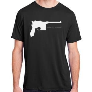 Mauser C96 Automatic Ww1 German Pistol Gun Adult ChromaSoft Performance T-Shirt