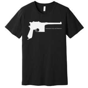 Mauser C96 Automatic Ww1 German Pistol Gun Premium T-Shirt