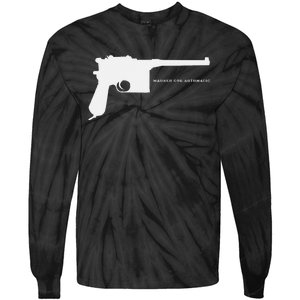 Mauser C96 Automatic Ww1 German Pistol Gun Tie-Dye Long Sleeve Shirt