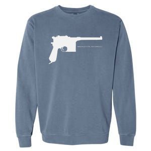 Mauser C96 Automatic Ww1 German Pistol Gun Garment-Dyed Sweatshirt