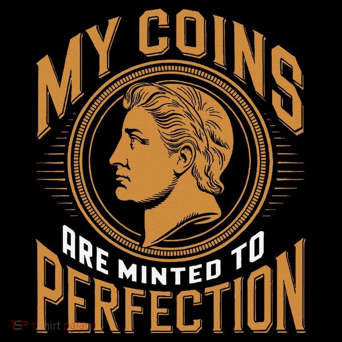 My Coins Are Minted To Perfection Collectible Pom Pom 12in Knit Beanie