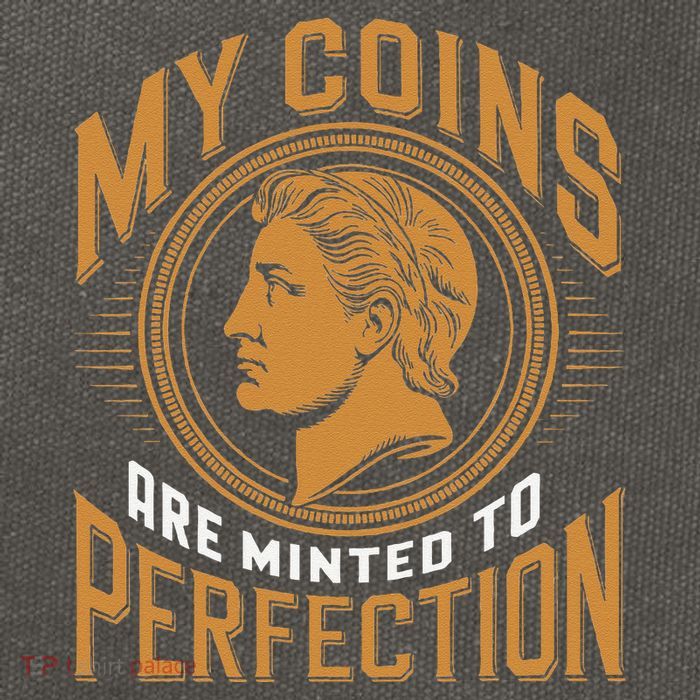 My Coins Are Minted To Perfection Collectible Cotton Canvas Backpack