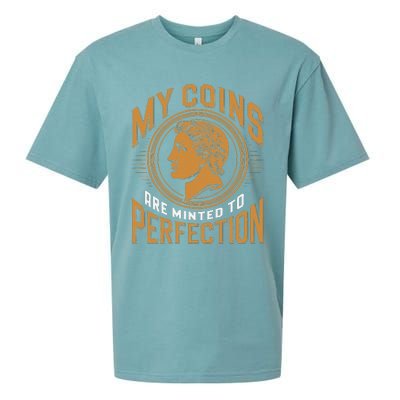 My Coins Are Minted To Perfection Collectible Sueded Cloud Jersey T-Shirt