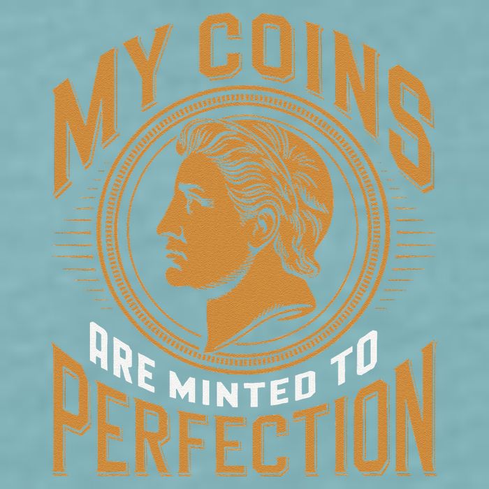 My Coins Are Minted To Perfection Collectible Sueded Cloud Jersey T-Shirt