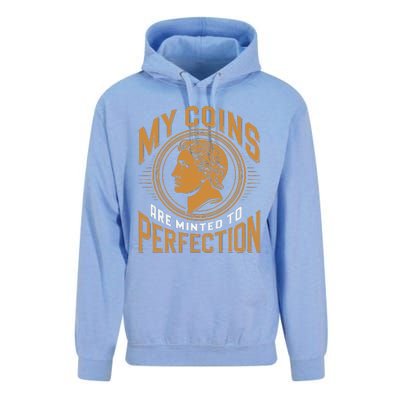 My Coins Are Minted To Perfection Collectible Unisex Surf Hoodie