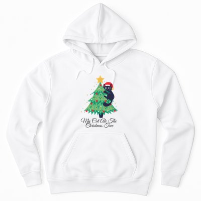My Cat Ate The Christmas Tree Hilarious Holiday Apparel Hoodie