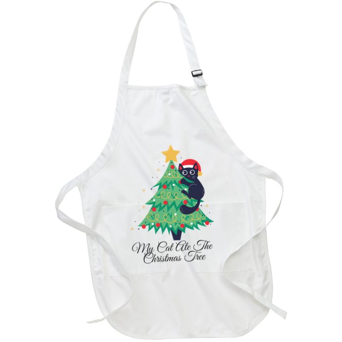 My Cat Ate The Christmas Tree Hilarious Holiday Apparel Apron
