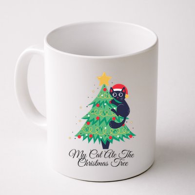 My Cat Ate The Christmas Tree Hilarious Holiday Apparel Mug