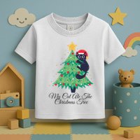 My Cat Ate The Christmas Tree Hilarious Holiday Apparel Toddler T-Shirt