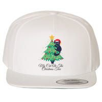My Cat Ate The Christmas Tree Hilarious Holiday Apparel Wool Snapback Cap