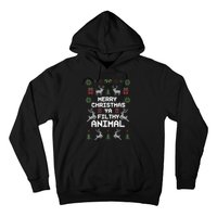 Merry Christmas Animal Filthy Ya Hoodie