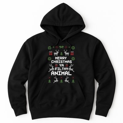 Merry Christmas Animal Filthy Ya Hoodie