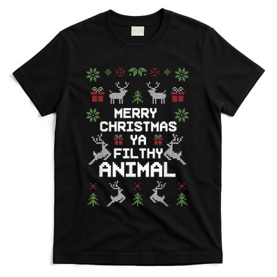 Merry Christmas Animal Filthy Ya T-Shirt