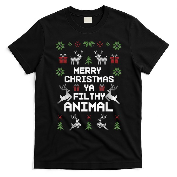 Merry Christmas Animal Filthy Ya T-Shirt