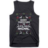 Merry Christmas Animal Filthy Ya Tank Top