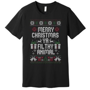 Merry Christmas Animal Filthy Ya Xmas Pajama Premium T-Shirt