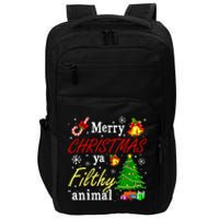 Merry Christmas Animal Filthy Ya Funny Xmas Family Pajama Impact Tech Backpack