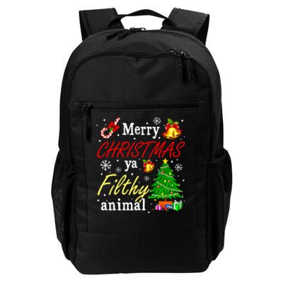 Merry Christmas Animal Filthy Ya Funny Xmas Family Pajama Daily Commute Backpack