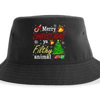 Merry Christmas Animal Filthy Ya Funny Xmas Family Pajama Sustainable Bucket Hat