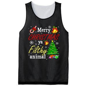 Merry Christmas Animal Filthy Ya Funny Xmas Family Pajama Mesh Reversible Basketball Jersey Tank