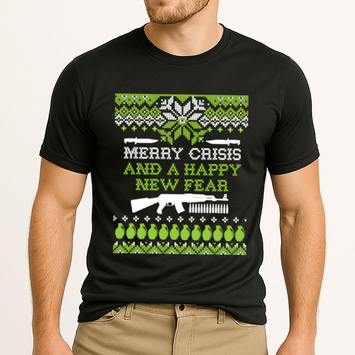 Merry Crisis & A Happy New Fear Performance Shirt