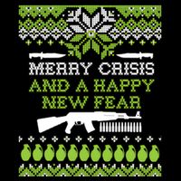 Merry Crisis & A Happy New Fear Performance Shirt
