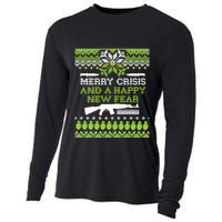Merry Crisis & A Happy New Fear Cooling Performance Long Sleeve Crew