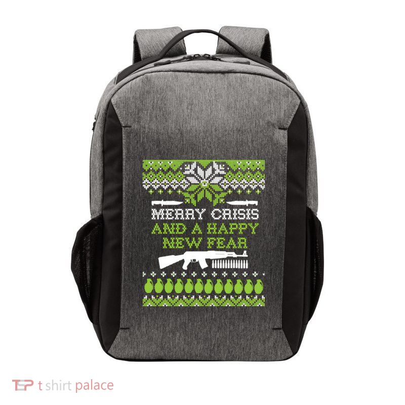 Merry Crisis & A Happy New Fear Vector Backpack