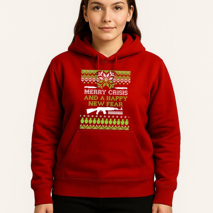 Merry Crisis & A Happy New Fear Hoodie