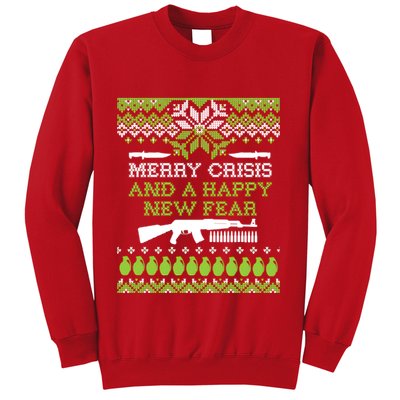 Merry Crisis & A Happy New Fear Sweatshirt