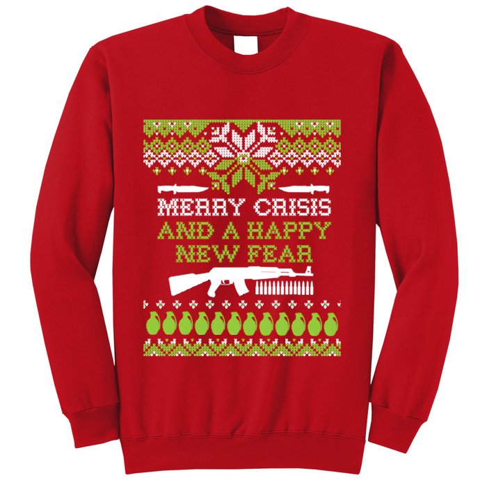 Merry Crisis & A Happy New Fear Sweatshirt