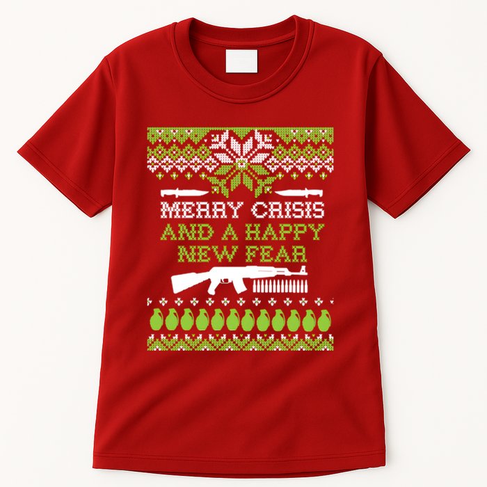 Merry Crisis & A Happy New Fear Tall T-Shirt