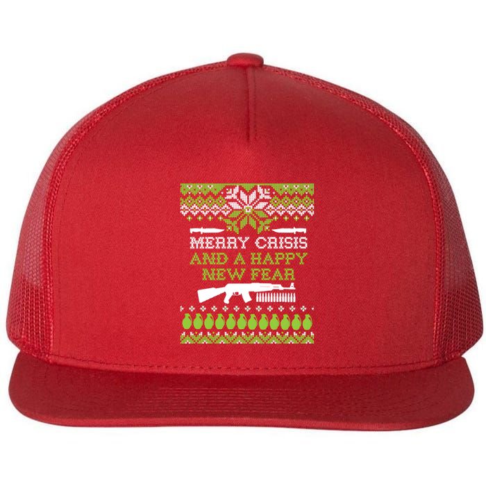Merry Crisis & A Happy New Fear Flatbill Hat