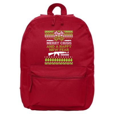 Merry Crisis & A Happy New Fear 16 in Basic Backpack