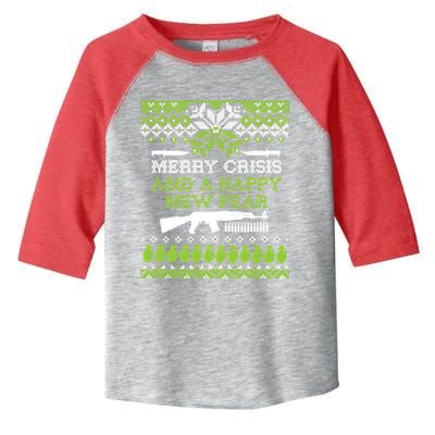 Merry Crisis & A Happy New Fear Toddler Fine Jersey T-Shirt
