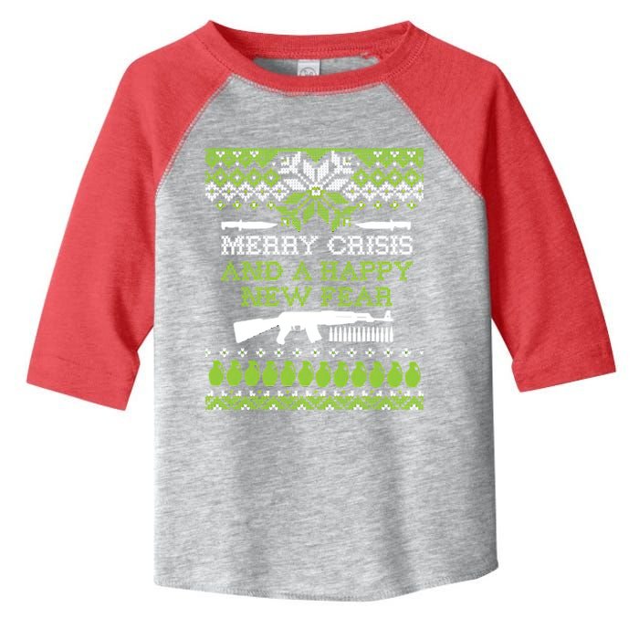 Merry Crisis & A Happy New Fear Toddler Fine Jersey T-Shirt