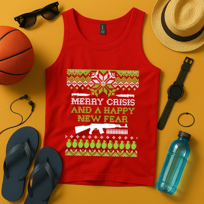 Merry Crisis & A Happy New Fear Tank Top