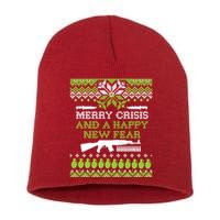 Merry Crisis & A Happy New Fear Short Acrylic Beanie
