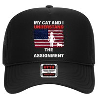 My Cat And I Understand The Assignment Usa Flag Trucker Hat