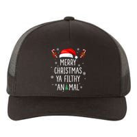 Merry Christmas Animal Filthy Ya Xmas Family Pajama Yupoong Adult 5-Panel Trucker Hat