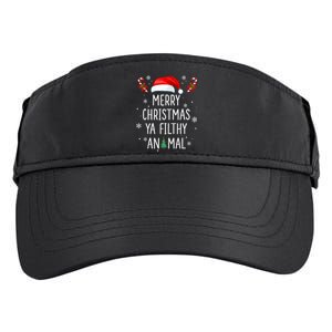 Merry Christmas Animal Filthy Ya Xmas Family Pajama Adult Drive Performance Visor