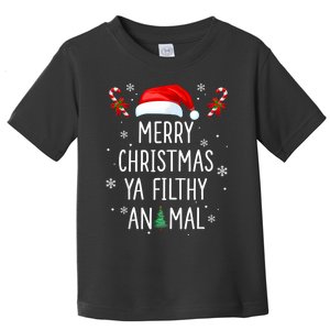 Merry Christmas Animal Filthy Ya Xmas Family Pajama Toddler T-Shirt