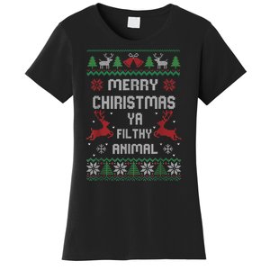 Merry Christmas Animal Filthy Ya Women's T-Shirt