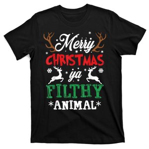 Merry Christmas Animal Filthy Ya T-Shirt